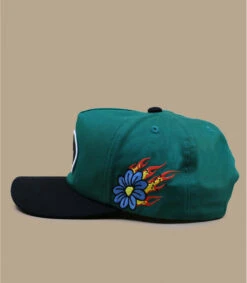 OBEY Lessons Snapback Green -Chapeau De Mode lessons snapback green 3