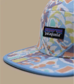 Patagonia Maclure 5 Panel Thriving Planet Lago Blue -Chapeau De Mode maclure 5 panel thriving planet lago blue 2