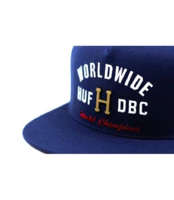 HUF Metal H Strapback Moon Indigo -Chapeau De Mode metal h strapback moon indigocasquette20Huf20bleu20logo20metal