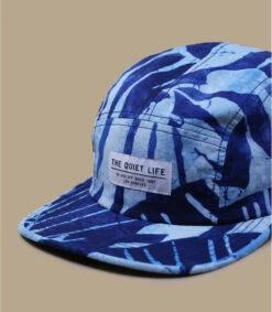 Monoprint 5 Panel Blue -Chapeau De Mode monoprint 5 panel blue 2