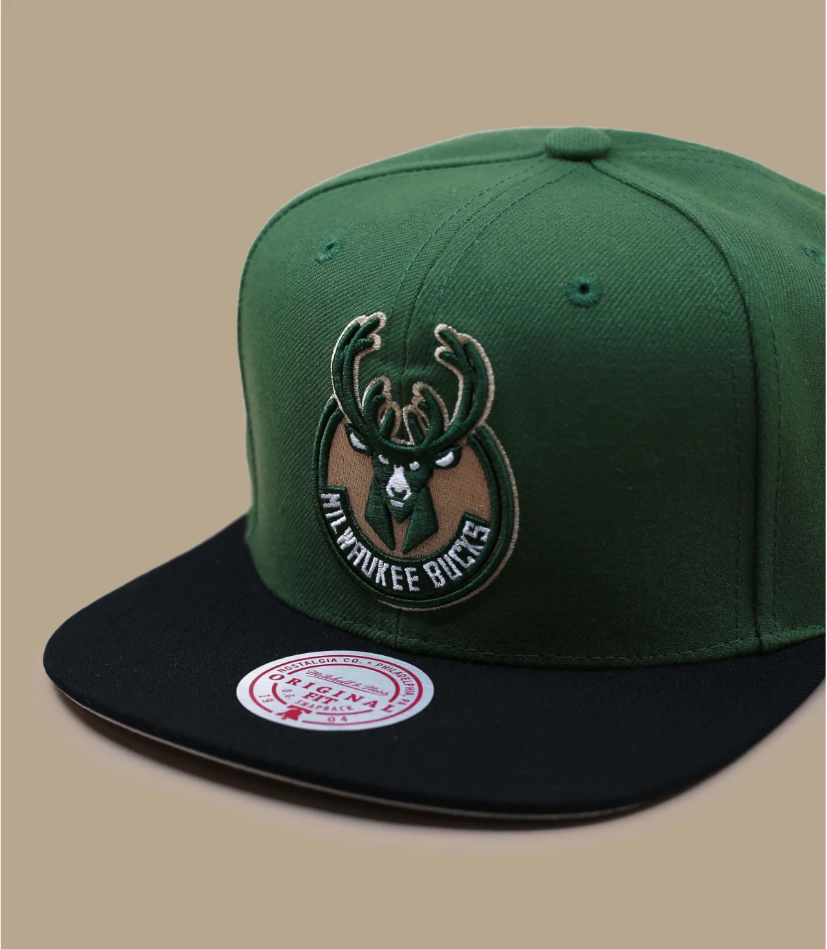 Mitchell & Ness NBA Core Basic Snapback Bucks 3 Mitchell & Ness NBA Core Basic Snapback Bucks – Image 3