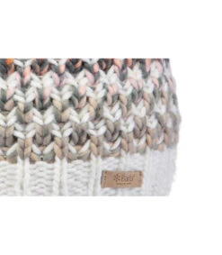 Barts Nicole Beanie Cream 6 Barts Nicole Beanie Cream -Chapeau De Mode nicole beanie creambonnet20pompon20rayures20beige