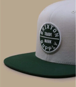 Brixton Oath III White Kelly Green -Chapeau De Mode oath iii white kelly green 2