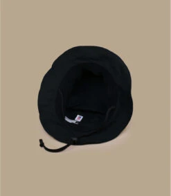 Organic Strap Bucket Jet Black -Chapeau De Mode organic strap bucket jet black 2