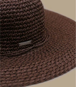 Seeberger Paper Crochet Floppy Olive -Chapeau De Mode paper crochet floppy olive 2