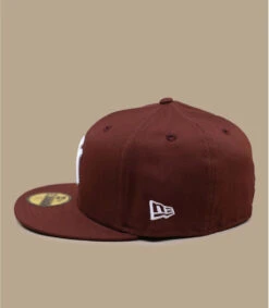 NEW ERA Patch 59Fifty NY Walnut Brown -Chapeau De Mode patch 59fifty ny walnut brown 3