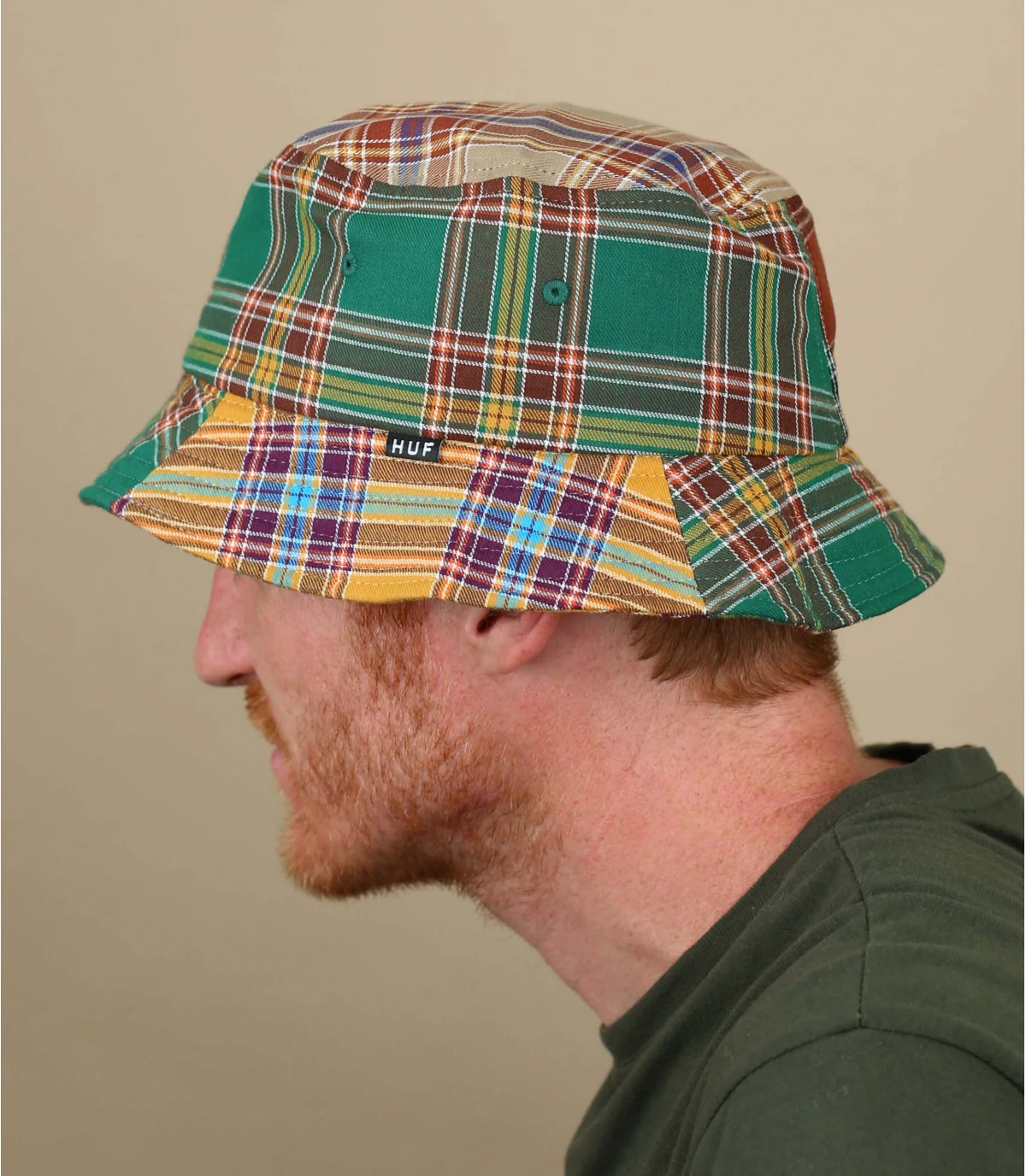 HUF Patchwork Bucket Multi 1 HUF Patchwork Bucket Multi