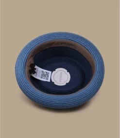 Stetson Pork Pie Toyo Blue -Chapeau De Mode pork pie toyo blue 4