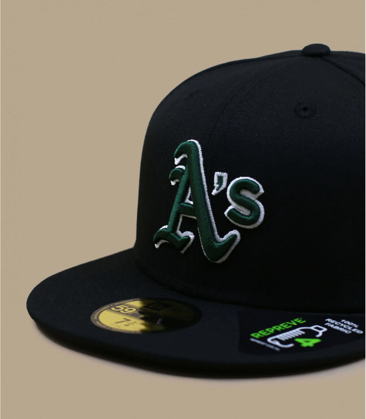 NEW ERA Repreve 5950 Athletics Black 3 NEW ERA Repreve 5950 Athletics Black â Image 3