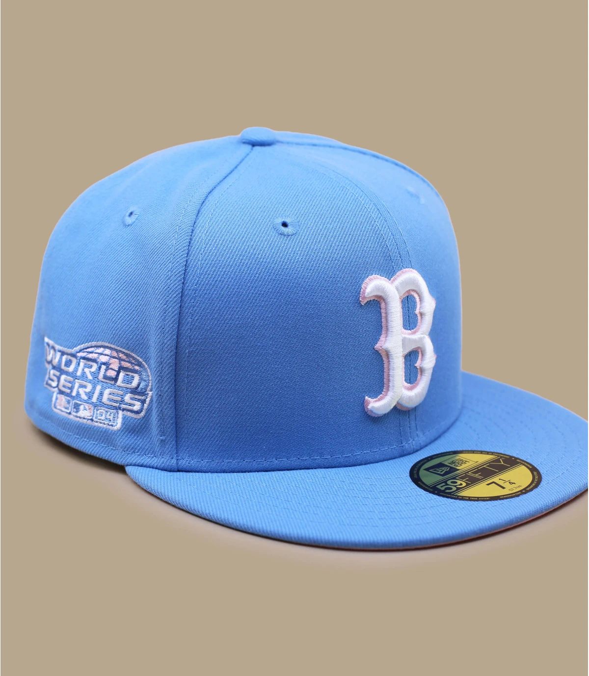 NEW ERA Side Patch 5950 Boston Red Sox Sky Pink 2 NEW ERA Side Patch 5950 Boston Red Sox Sky Pink – Image 2