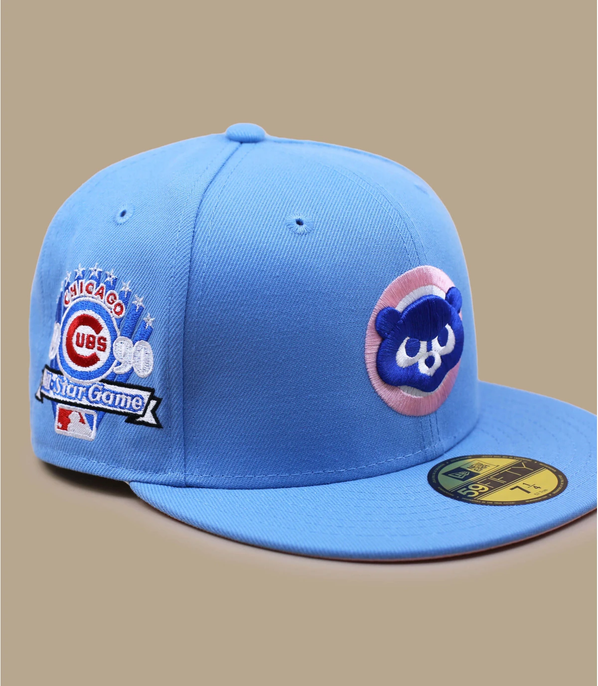 NEW ERA Side Patch 5950 Chicago Cubs Sky Pink 2 NEW ERA Side Patch 5950 Chicago Cubs Sky Pink – Image 2