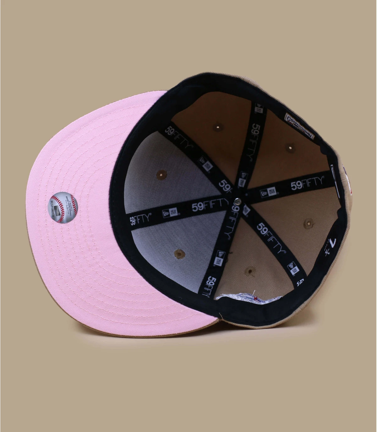 NEW ERA Side Patch 5950 NY Yankees Camel Pink 5 NEW ERA Side Patch 5950 NY Yankees Camel Pink – Image 5