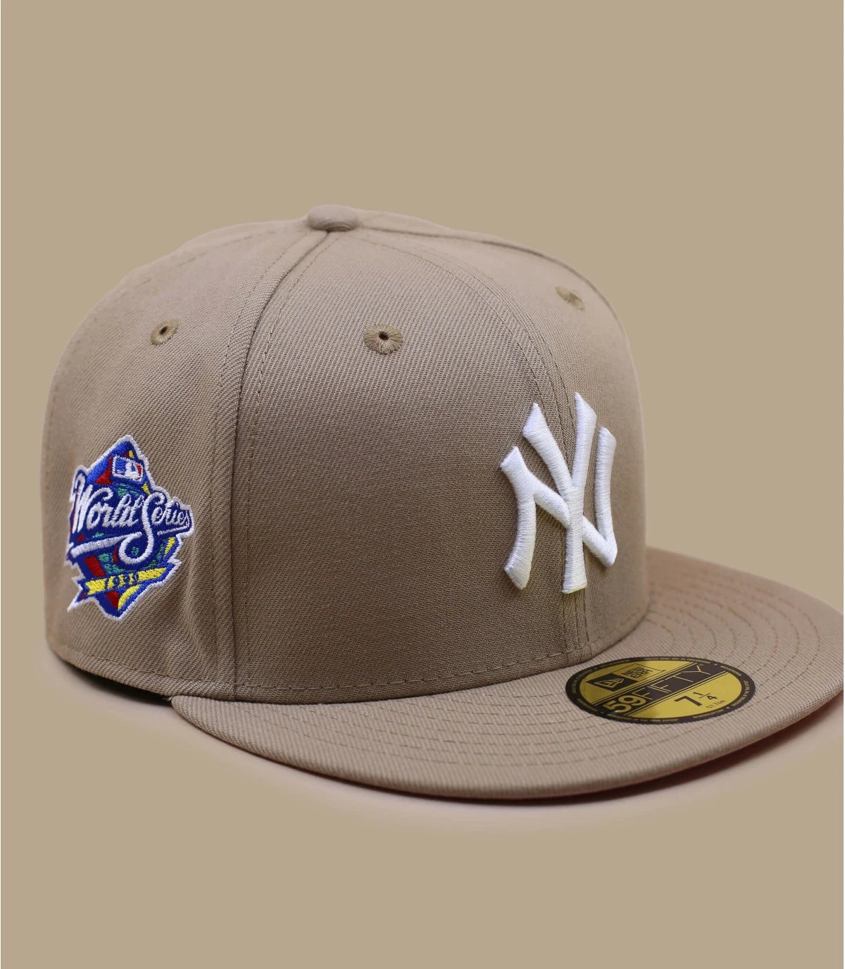 NEW ERA Side Patch 5950 NY Yankees Camel Pink 1 NEW ERA Side Patch 5950 NY Yankees Camel Pink