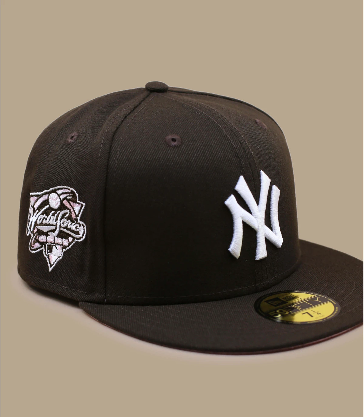 NEW ERA Side Patch 5950 NY Yankees Walnut Pink 2 NEW ERA Side Patch 5950 NY Yankees Walnut Pink – Image 2