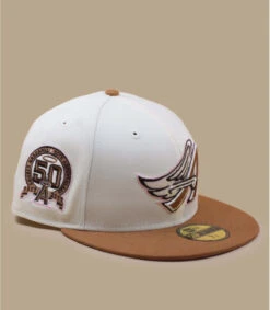 NEW ERA Side Patch 59Fifty Anaheim Angels Bronze Chrome Brown Pink -Chapeau De Mode side patch 59fifty anaheim angels bronze chrome brown pink 3
