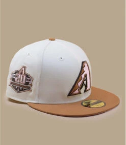 NEW ERA Side Patch 59Fifty Arizona Diamondbacks Bronze Chrome Brown Pink -Chapeau De Mode side patch 59fifty arizona diamondbacks bronze chrome brown pink 3