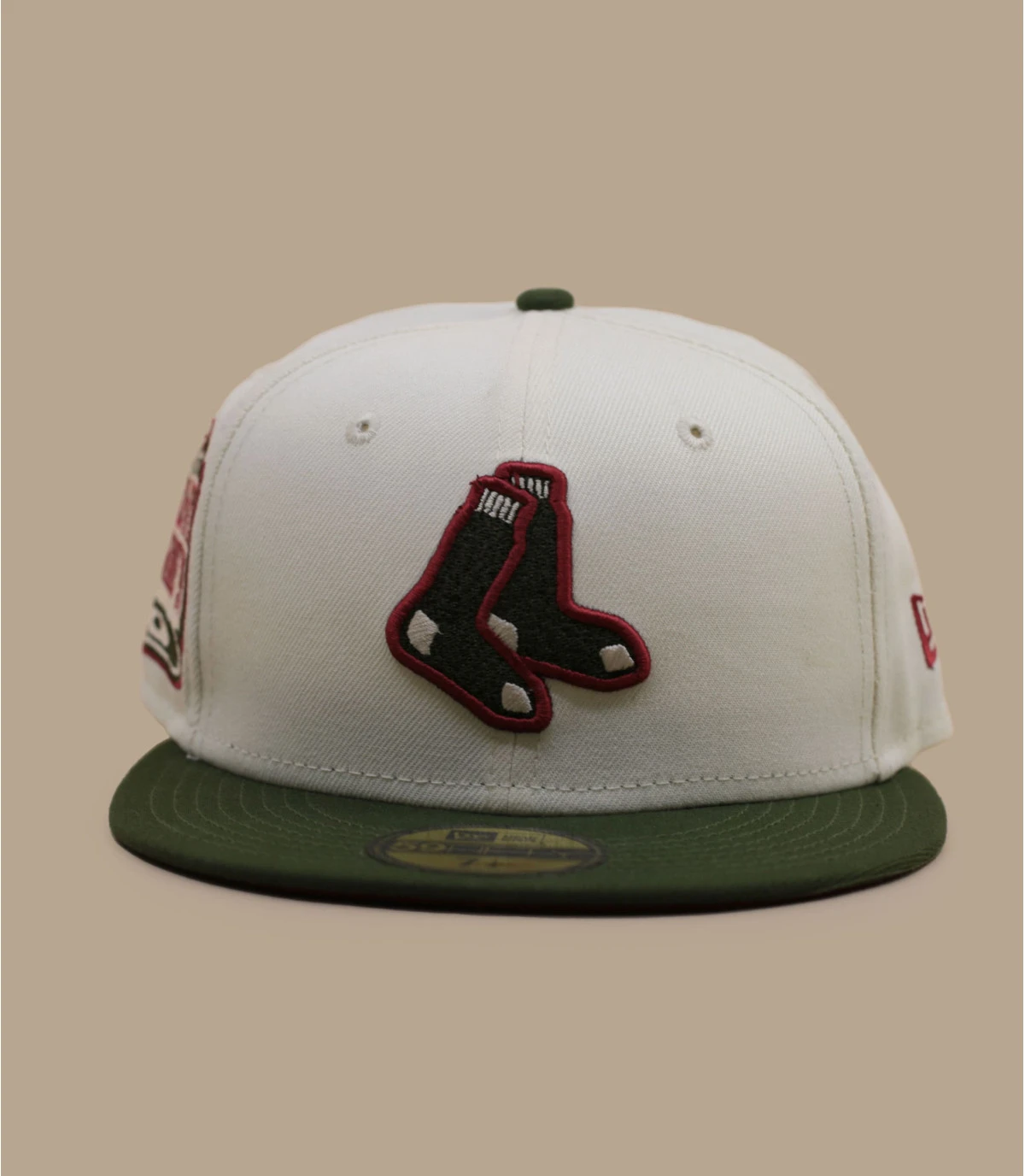 NEW ERA Side Patch 59Fifty Boston Red Sox Chrome Olive 2 NEW ERA Side Patch 59Fifty Boston Red Sox Chrome Olive – Image 2