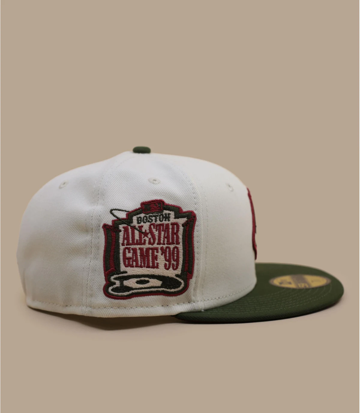 NEW ERA Side Patch 59Fifty Boston Red Sox Chrome Olive 4 NEW ERA Side Patch 59Fifty Boston Red Sox Chrome Olive – Image 4