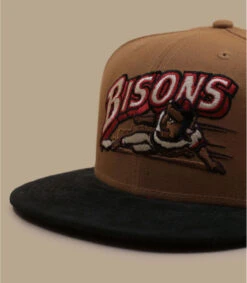 NEW ERA Side Patch 59Fifty Buffalo Bisons Bronze Black Corduroy -Chapeau De Mode side patch 59fifty buffalo bisons bronze black corduroy 2
