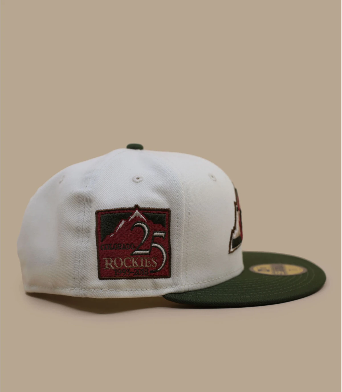NEW ERA Side Patch 59Fifty Colorado Rockies Chrome Olive 3 NEW ERA Side Patch 59Fifty Colorado Rockies Chrome Olive â Image 3