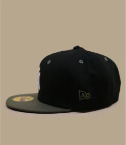 NEW ERA Side Patch 59Fifty New York Yankees Black New Olive -Chapeau De Mode side patch 59fifty new york yankees black new olive 3