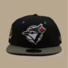 NEW ERA Side Patch 59Fifty Toronto Blue Jays Black New Olive