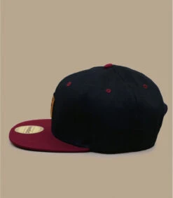 Snapback First Come First Tarck Black Burgundy -Chapeau De Mode snapback first come first tarck black burgundy 2