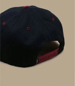 Snapback First Come First Tarck Black Burgundy -Chapeau De Mode snapback first come first tarck black burgundy 3
