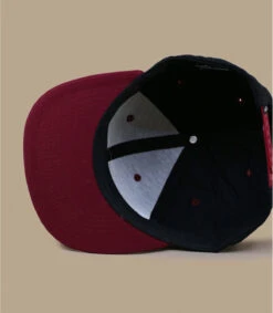 Snapback First Come First Tarck Black Burgundy -Chapeau De Mode snapback first come first tarck black burgundy 4