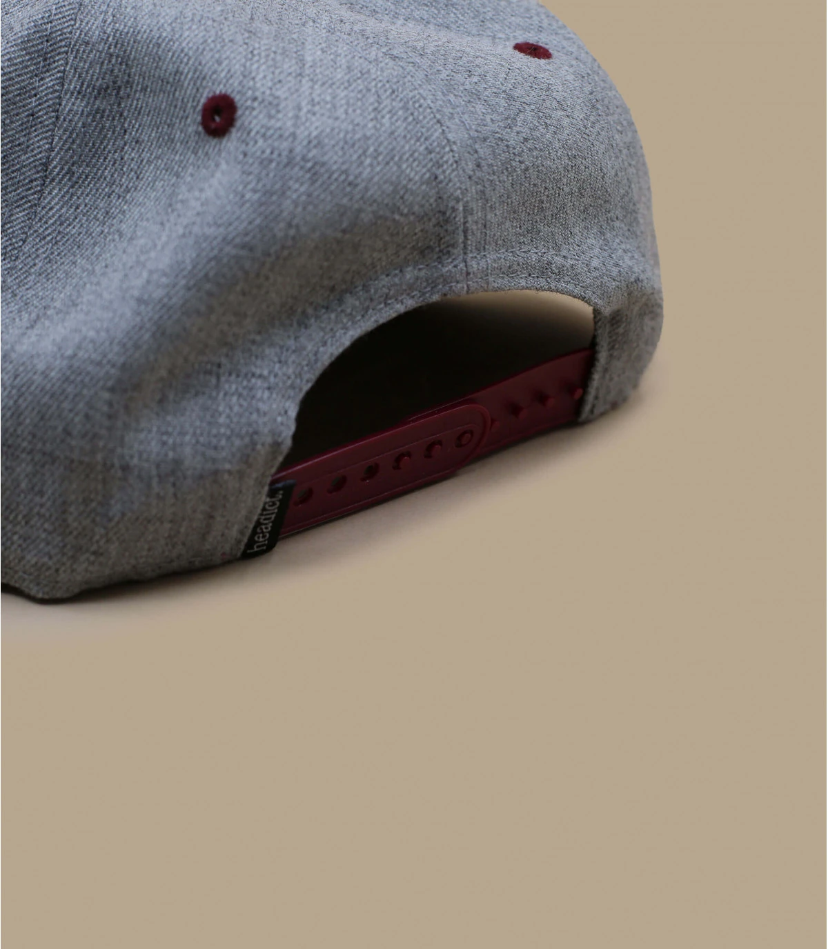 Snapback First Come First Track Grey Burgundy 4 Snapback First Come First Track Grey Burgundy – Image 4