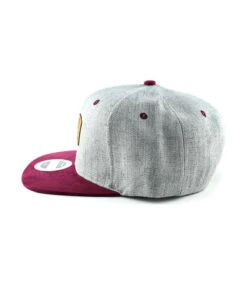 Snapback Good Vibes Grey Burgundy -Chapeau De Mode snapback good vibes grey burgundyVan20Life20snapback20good20vibes20grise