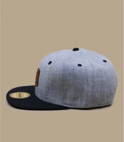 Snapback Pillow Line Grey Black -Chapeau De Mode snapback pillow line grey black 2