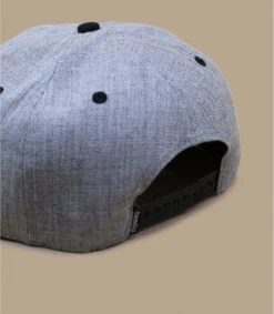 Snapback Pillow Line Grey Black -Chapeau De Mode snapback pillow line grey black 3