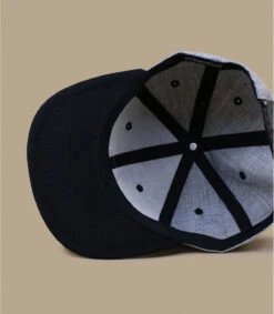 Snapback Pillow Line Grey Black -Chapeau De Mode snapback pillow line grey black 4