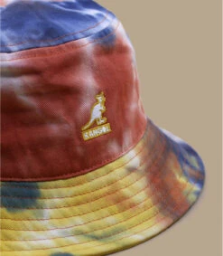 Kangol Tie Dye Bucket Golden Palm -Chapeau De Mode tie dye bucket golden palm 1