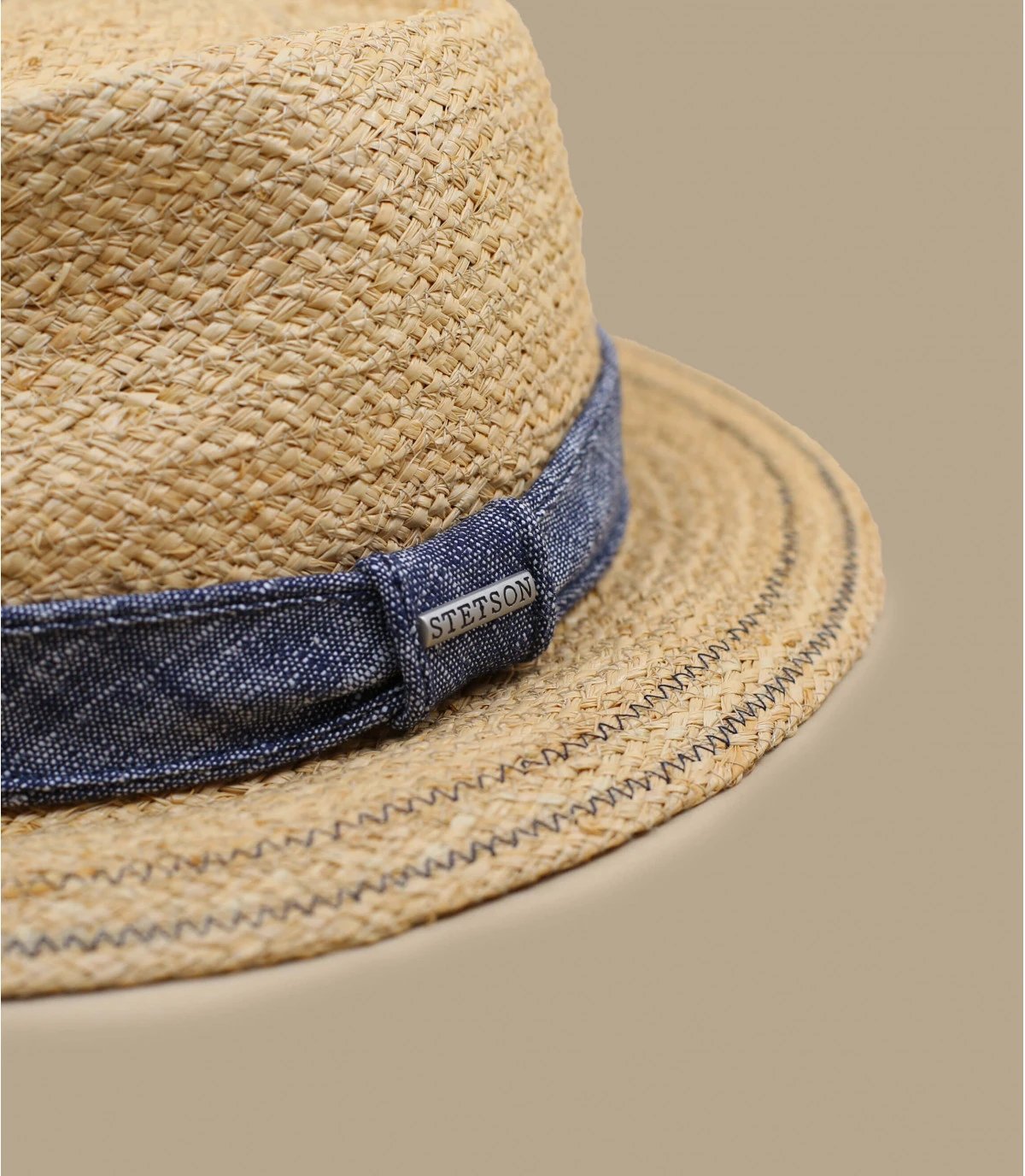 Stetson Traveller Raffia Natural 2 Stetson Traveller Raffia Natural – Image 2