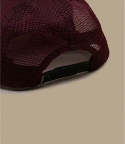 Trucker Heather Grey Black Burgundy -Chapeau De Mode trucker heather grey black burgundy 3