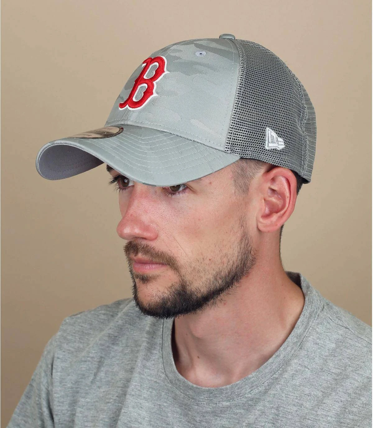 NEW ERA Trucker Home Field Boston Gray 1 NEW ERA Trucker Home Field Boston Gray
