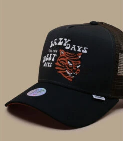 Trucker Lazy Tiger Charcoal -Chapeau De Mode trucker lazy tiger charcoal 2