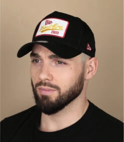 NEW ERA Trucker State Patch Black