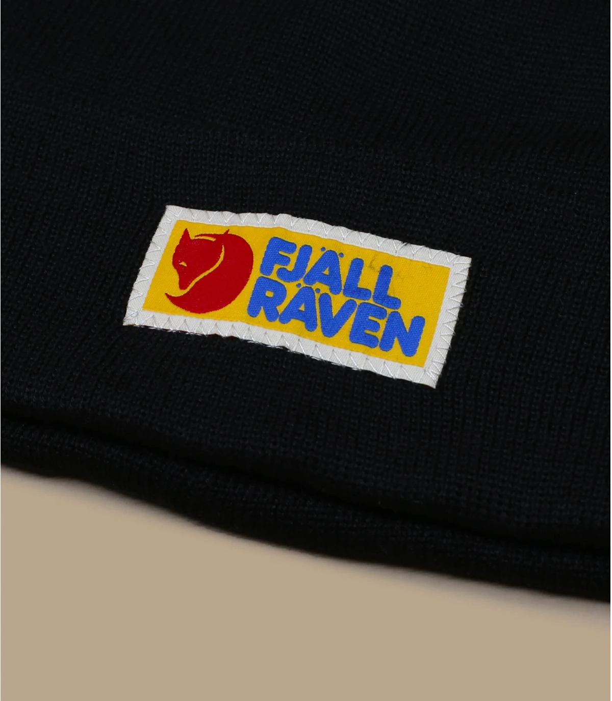 Fjallraven Vardag Classic Beanie Black 2 Fjallraven Vardag Classic Beanie Black – Image 2