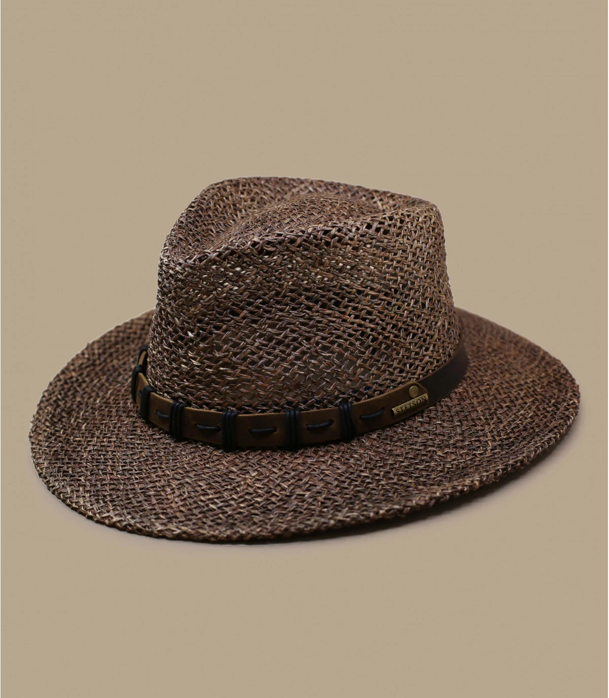 Stetson Western Seagrass Brown 1 Stetson Western Seagrass Brown