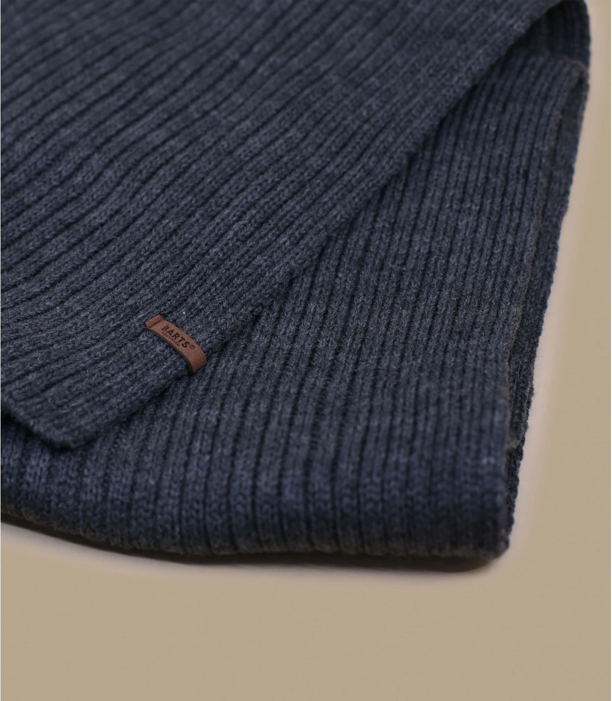 Barts Wilbert Scarf Dark Heather 2 Barts Wilbert Scarf Dark Heather – Image 2
