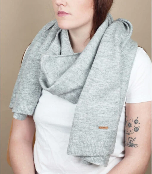 Barts Witzia Scarf Heather Grey