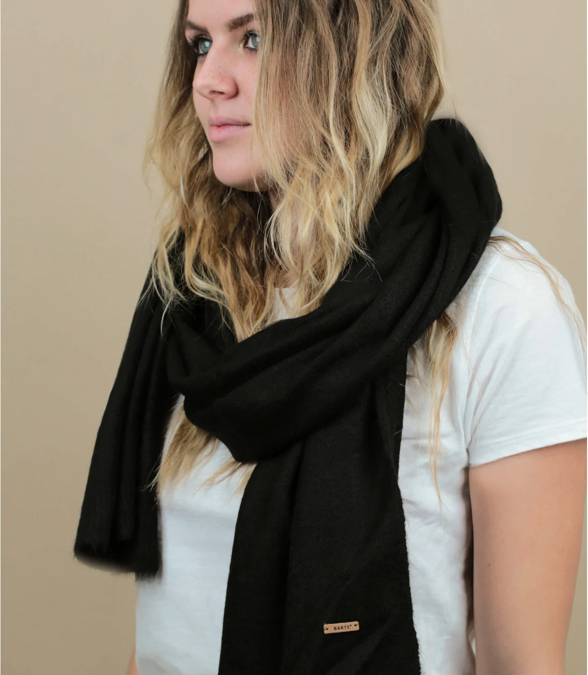 Barts Wizia Scarf Black 1 Barts Wizia Scarf Black