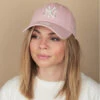 NEW ERA Wmn Metallic Logo NY Pink Silver